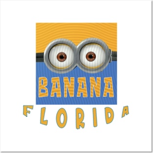 MINION BANANA USA FLORIDA Posters and Art